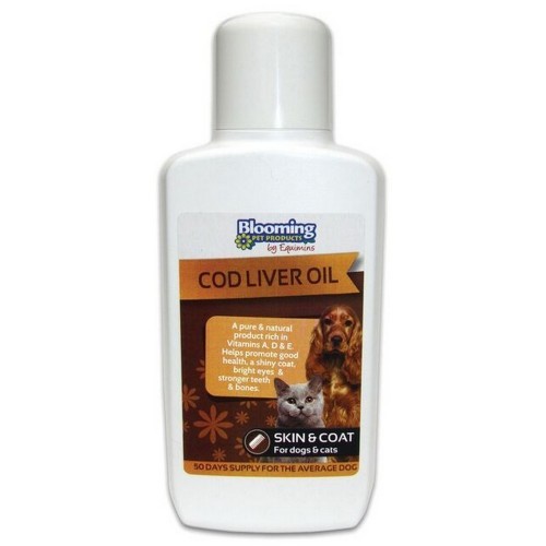 Óleo de fígado de bacalhau Blooming para animais de estimação 500ml