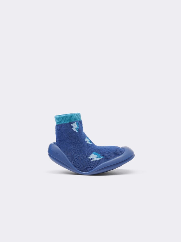 Pantufa Meia Raio - Azul Royal
