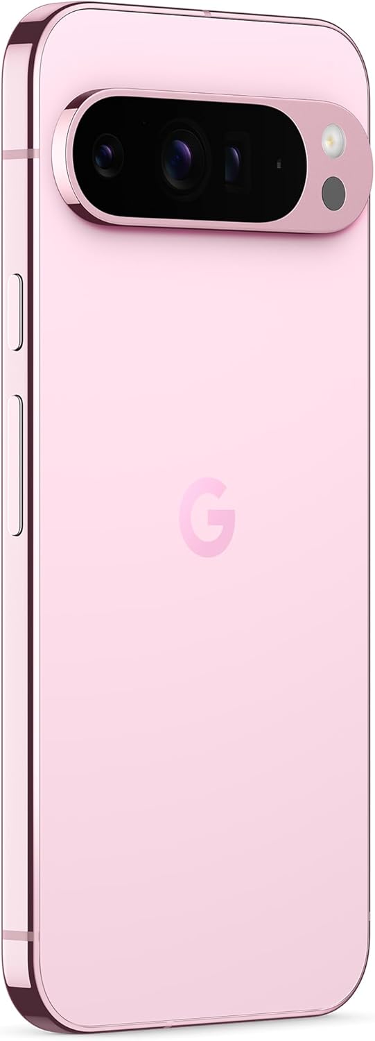Google Pixel 9 Pro XL - Smartphone Android débloqué avec Gemini, Triple Appareil Photo arrière, 24 Heures d'autonomie et écran Super Actua 6,8 Pouces - Quartz Rose, 256GB