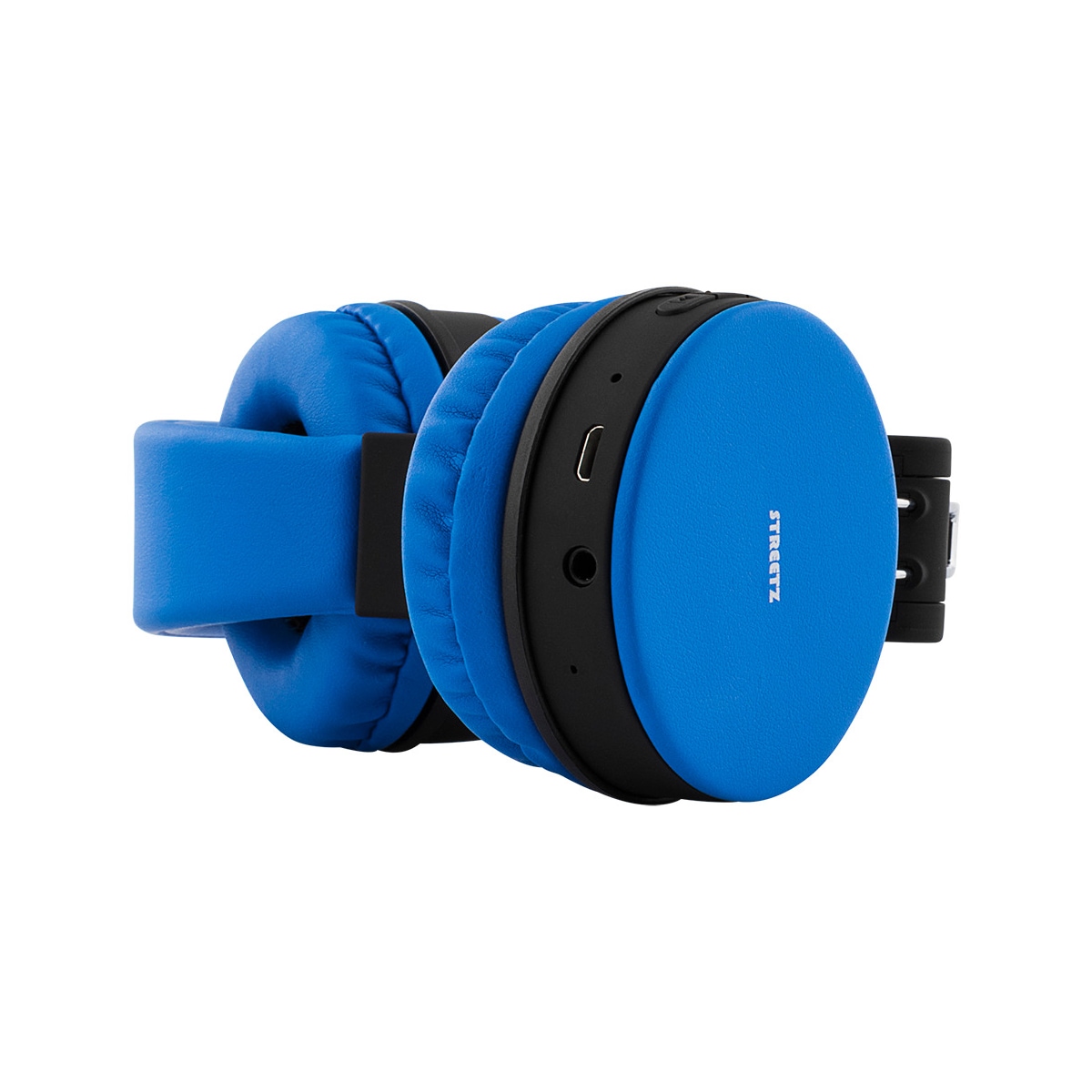 BT200 Foldable on-ear BT headset, 3.5 mm, blue