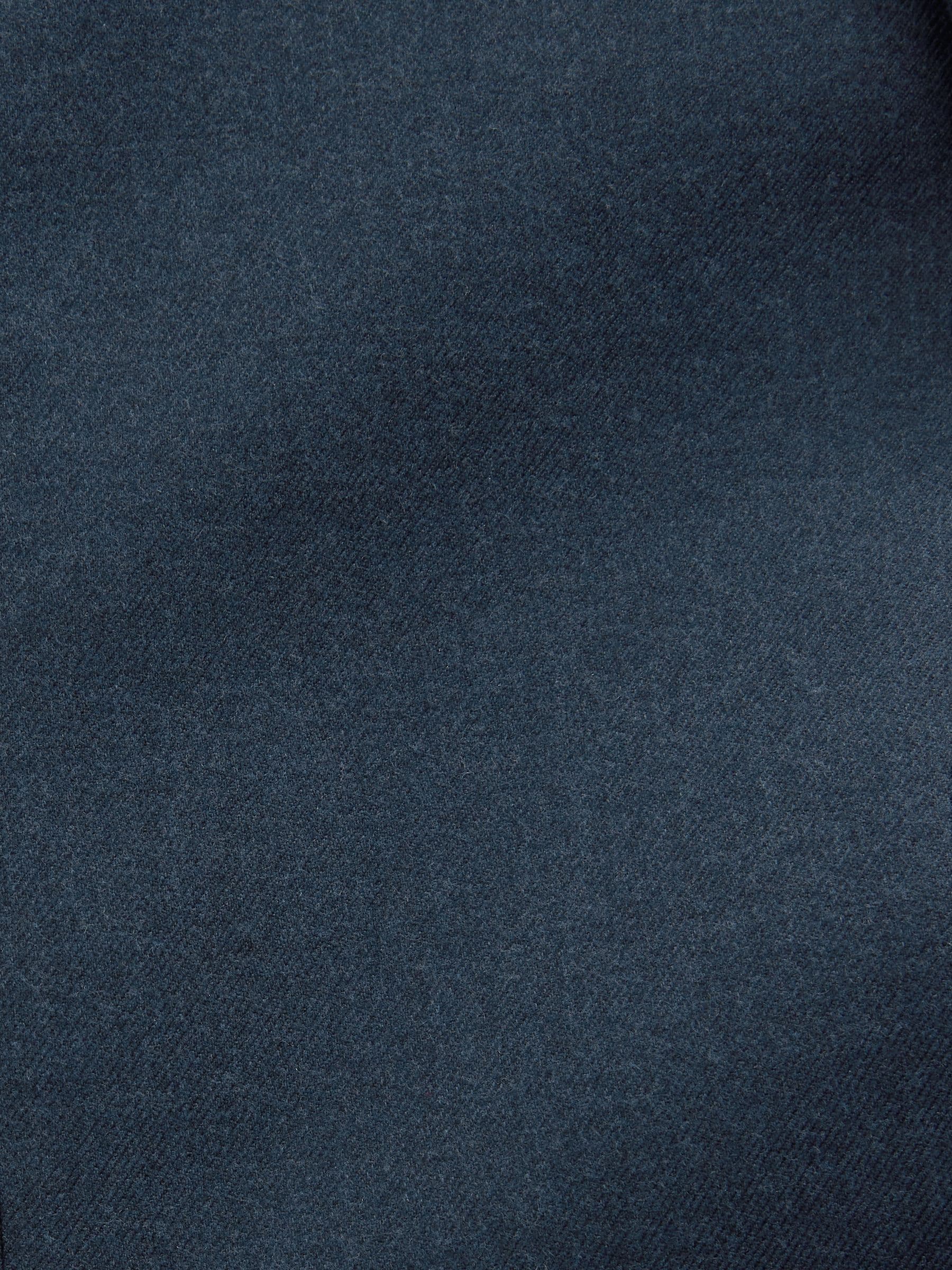 Blauw - Slim Fit Textured Flannel Suit Jacket