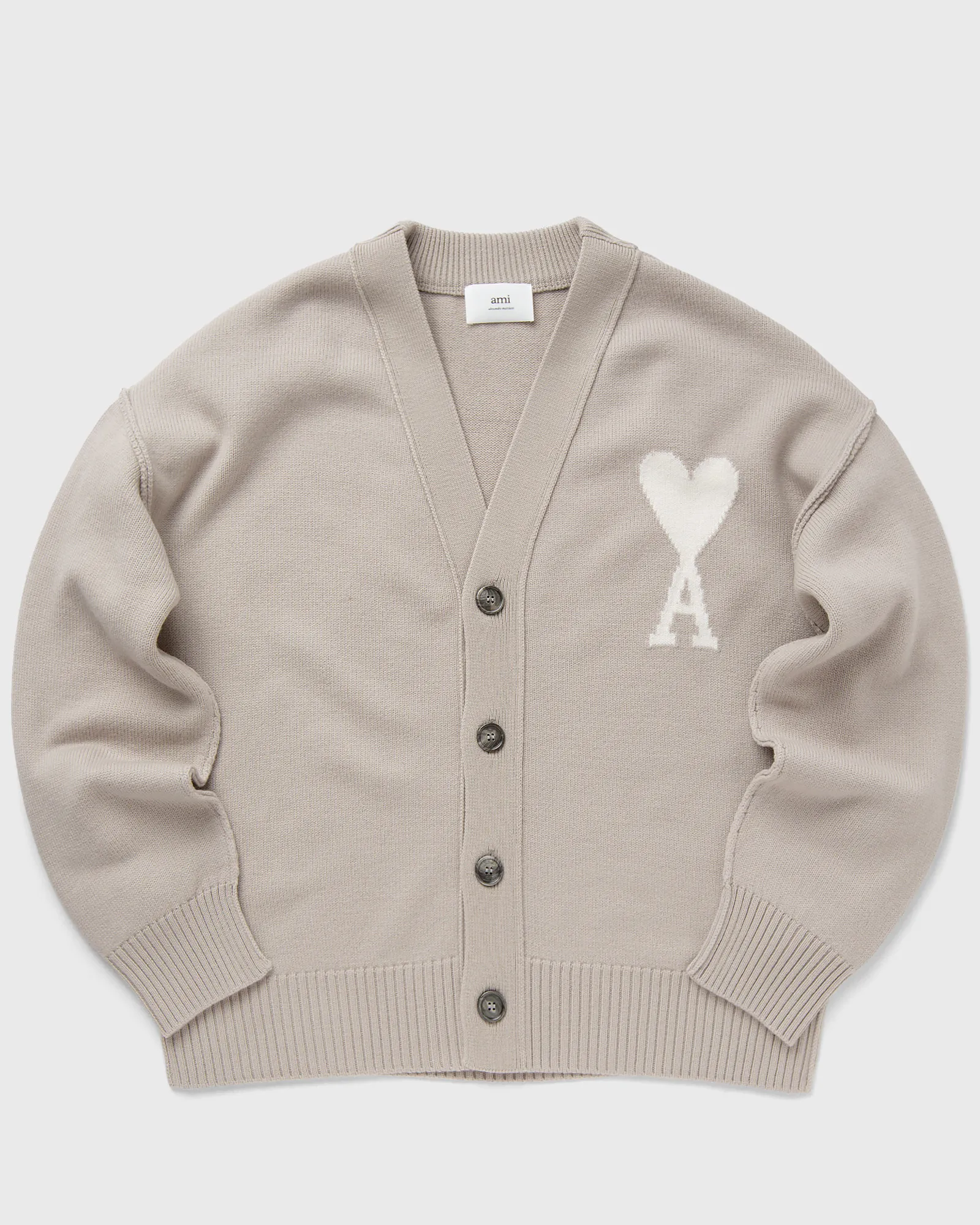 AMI Paris OFF WHITE ADC CARDIGAN
