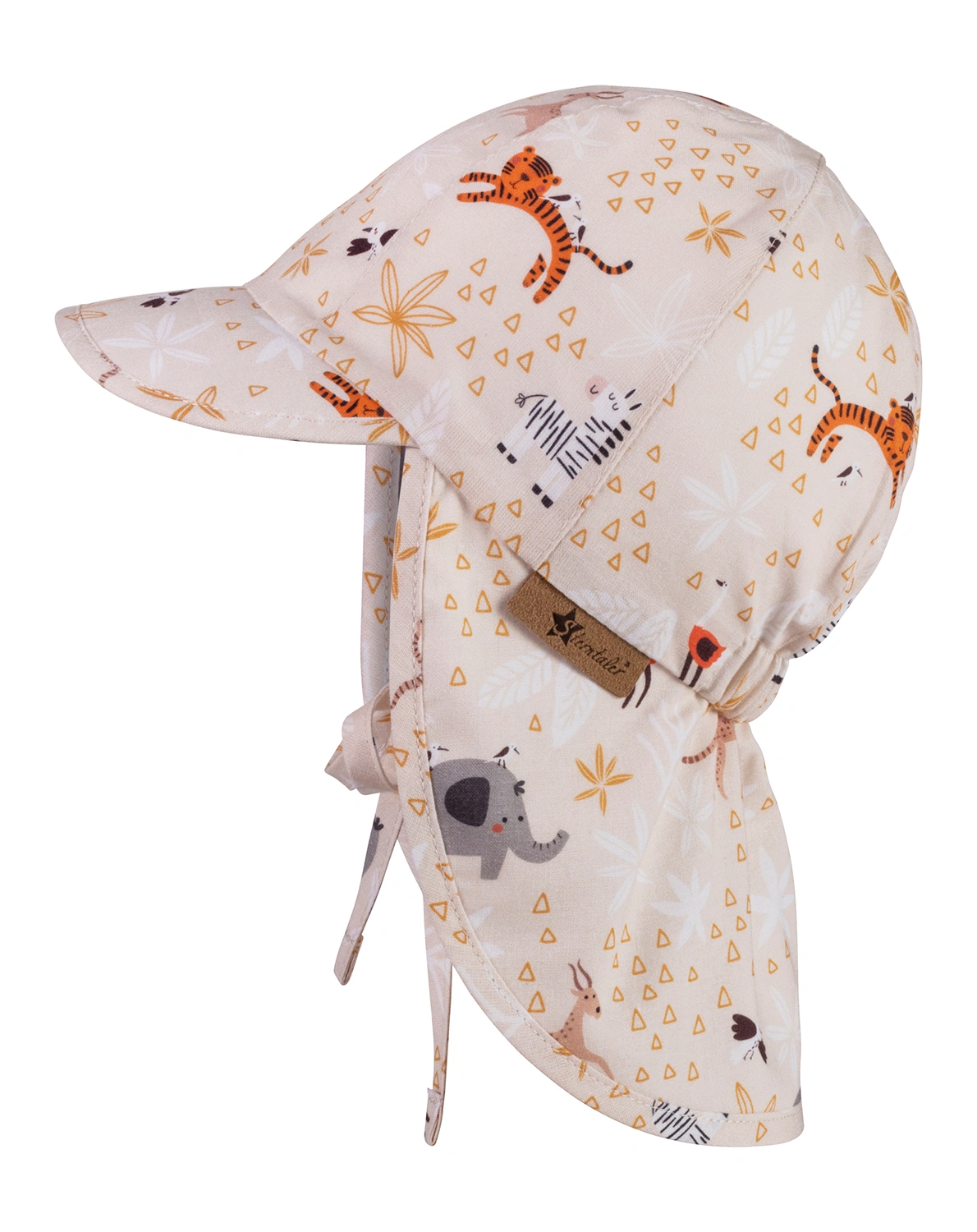 Schirmmütze ZOOTIERE mit Nackenschutz in beige