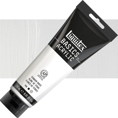 Liquitex - Basics Akrylmaling - Titanium White 250 ML