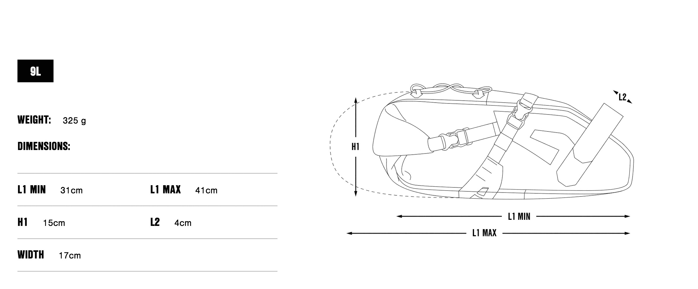 Expedition Saddle Pack (9L)