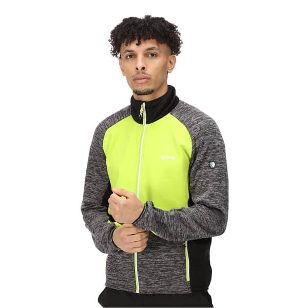 Veste polaire randonnée REGATTA COLADANE IV DKGREY/BRKIW