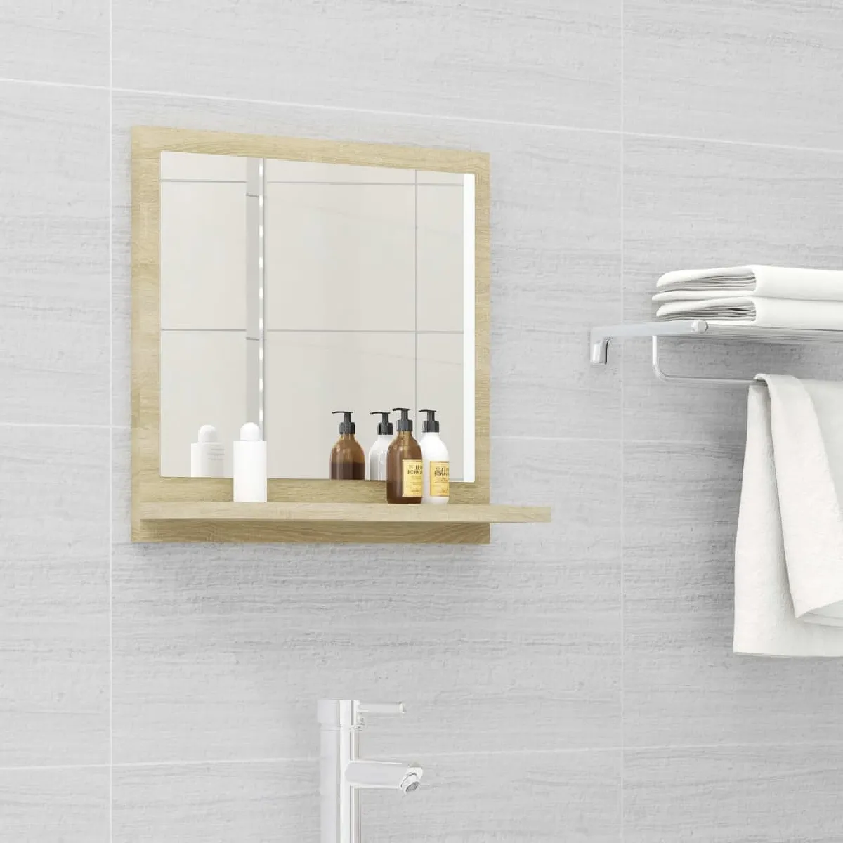 vidaXL Miroir salle de bain 40x37cm