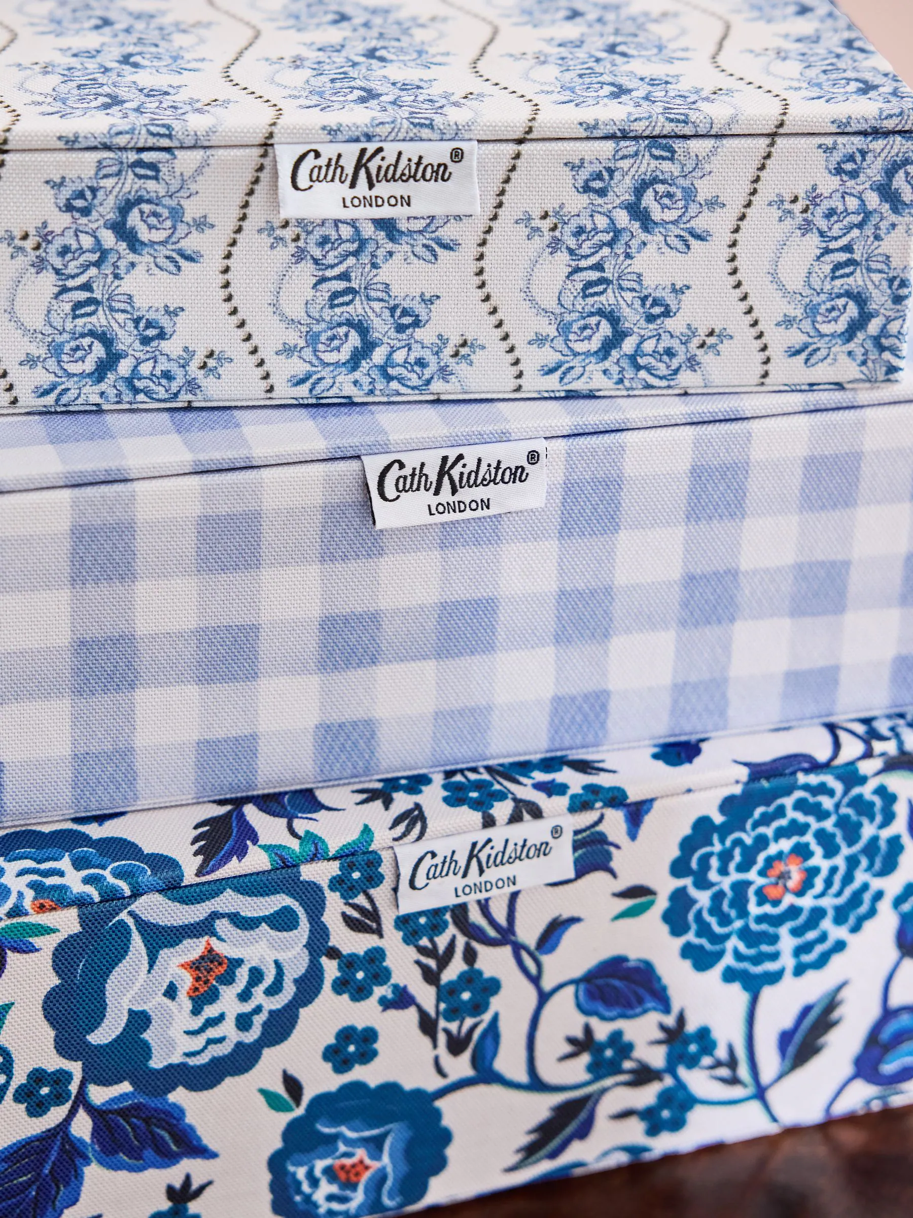 Cath Kidston set van 3 opbergdozen
