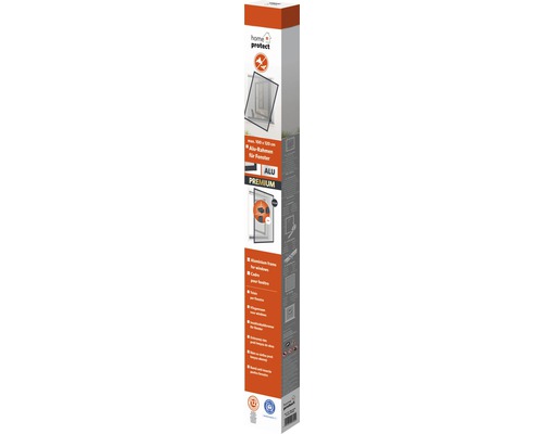 Insectenhor Home Protect raamkozijn aluminium met metalen verbinding antraciet 100x120 cm