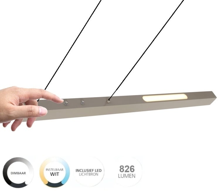 Freelight Freelight Hanglamp Traiano CrÃ¨me Up & DownLight Dimmer +