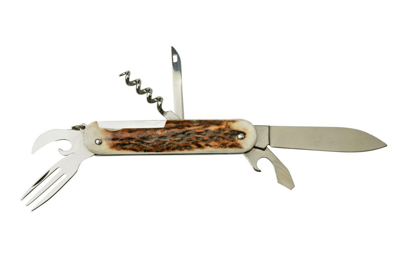 Mercury Multi-Tool Knife 913-6DC Stag, 6 functies, zakmes