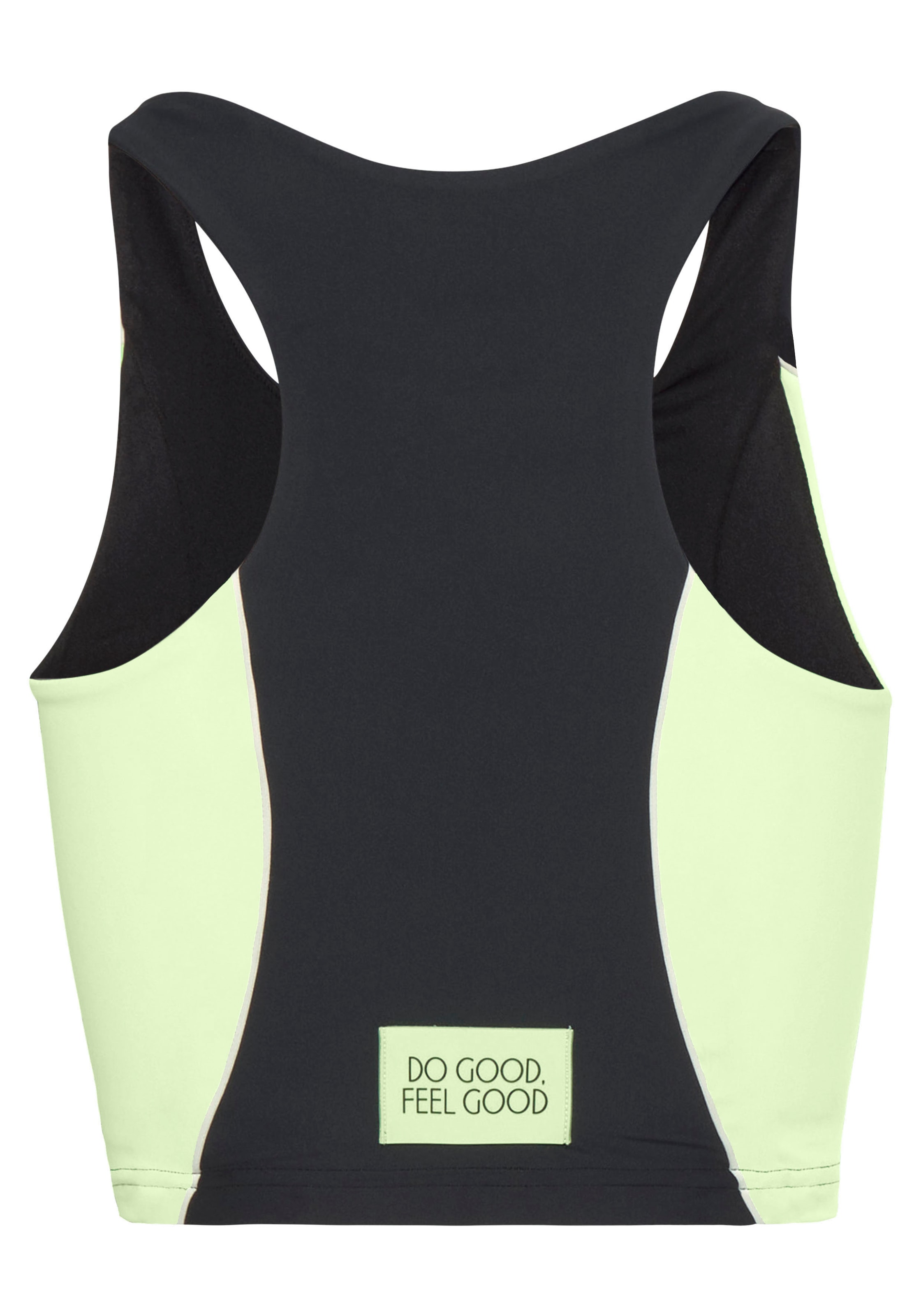 LASCANA ACTIVE Crop-Top , Sporttop mit farblich abgesetztem Details