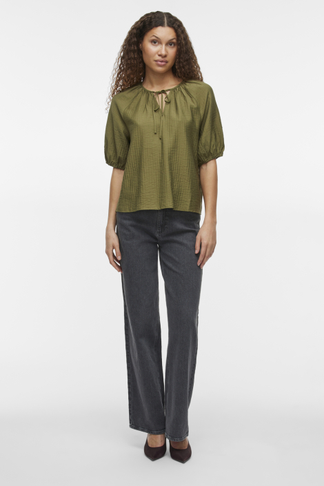 Vila groene dames t-shirt