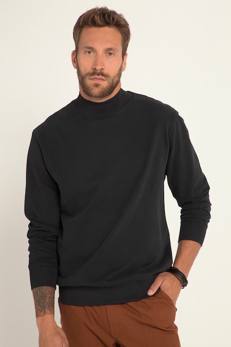 Sweatshirt, kurzer Rollkragen