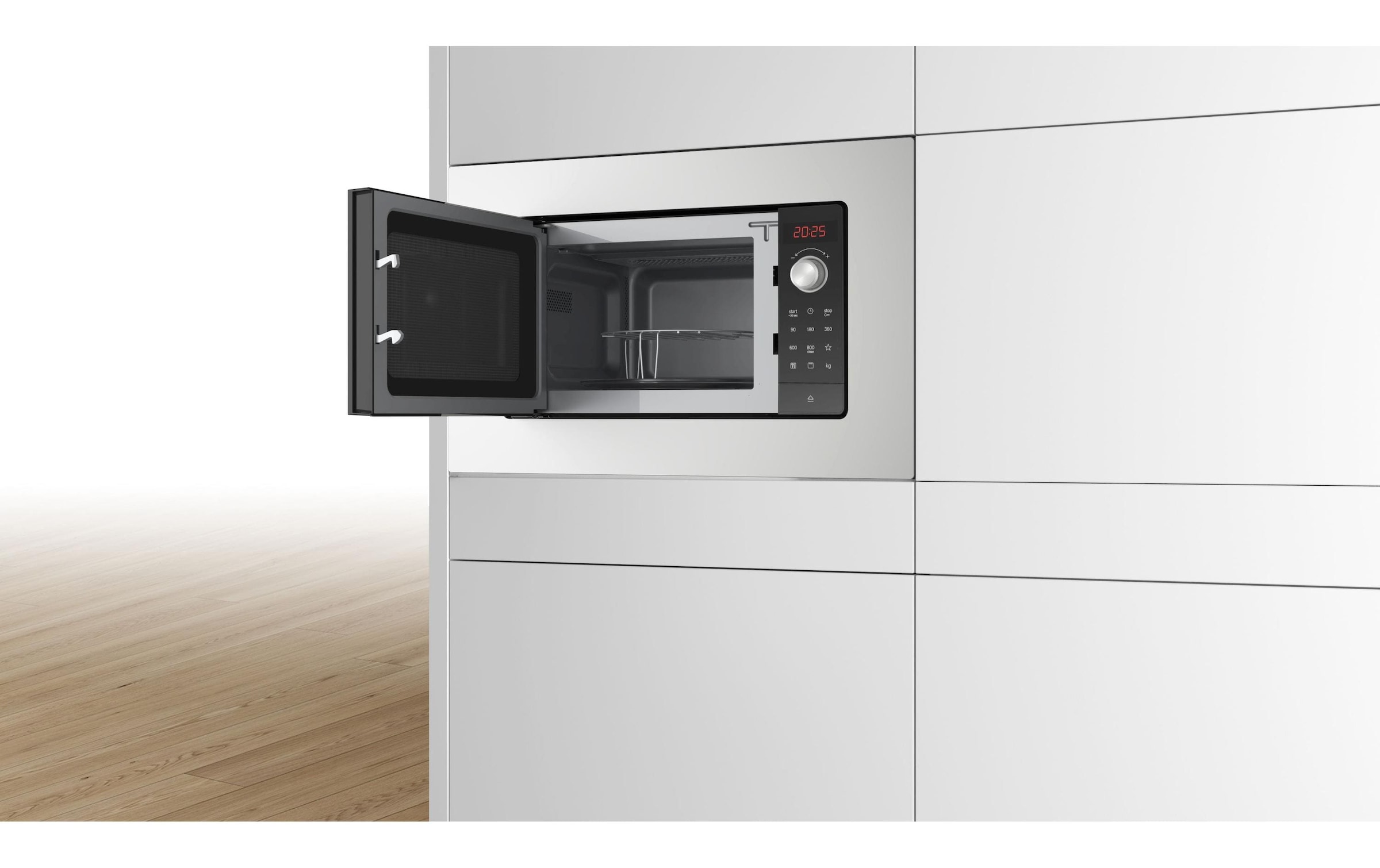BOSCH Einbau-Mikrowelle »BEL623MS3 Silber« Grill 800 W