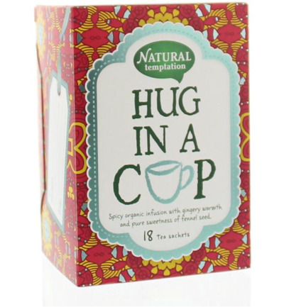 Natural Temptation Hug In A Cup Thee Eko Bio (18 stuks)