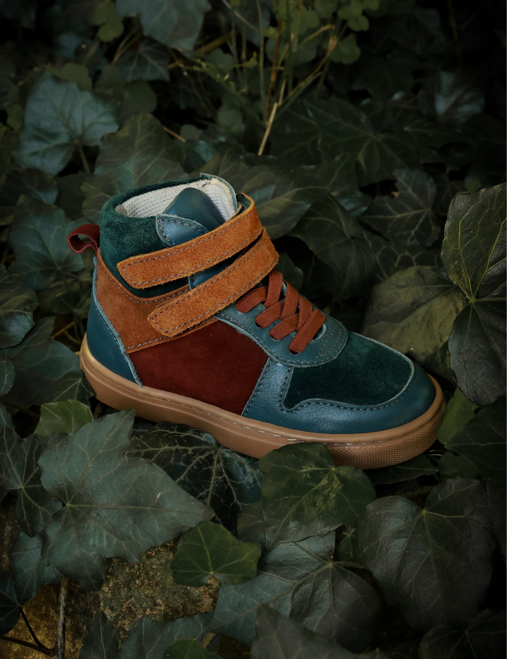 Mountain Sneaker velcro - Teal