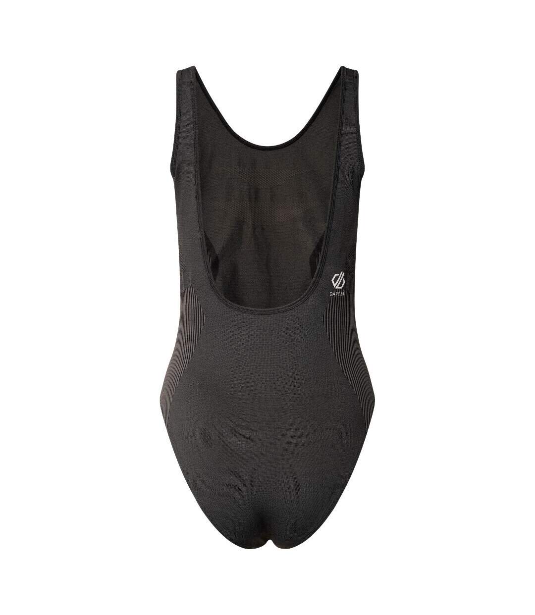 Dare 2B Womens/Ladies Don't Sweat It Recycled One Piece Swimsuit (Maillot une pièce recyclé) (Noir) - UTRG6924