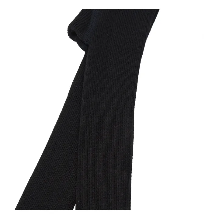 Silly Silas Collants à Bretelles Coton Bio | Noir