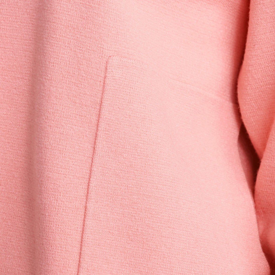 Gina Collection Damen Strickpullover mit Kapuze rosa