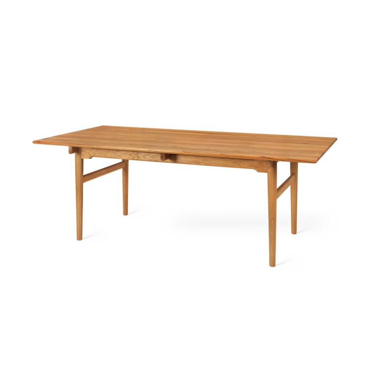 Carl Hansen & Son CH327 uitschuifbare tafel 190x95 geloied teak