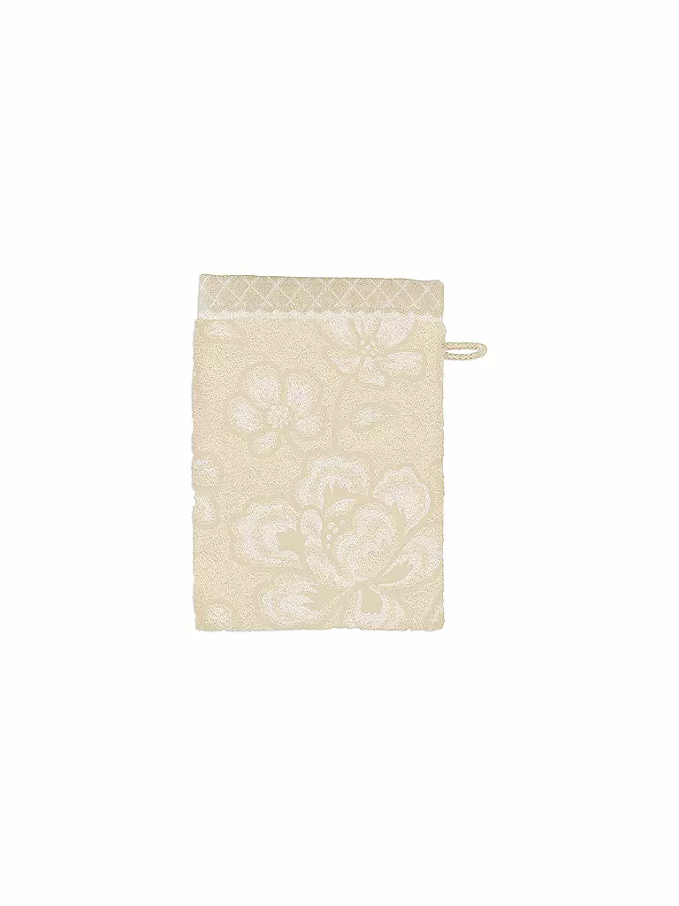 PIP STUDIO Waschhandschuh  JASMIN JACQUARD 16x22cm Sand beige