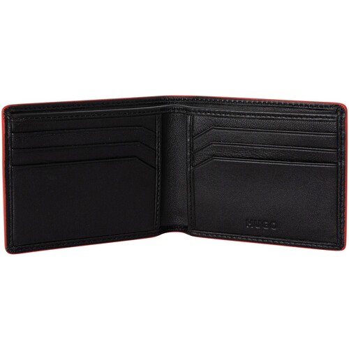 BOSS - Cartera De Cuero Del Metro Negro