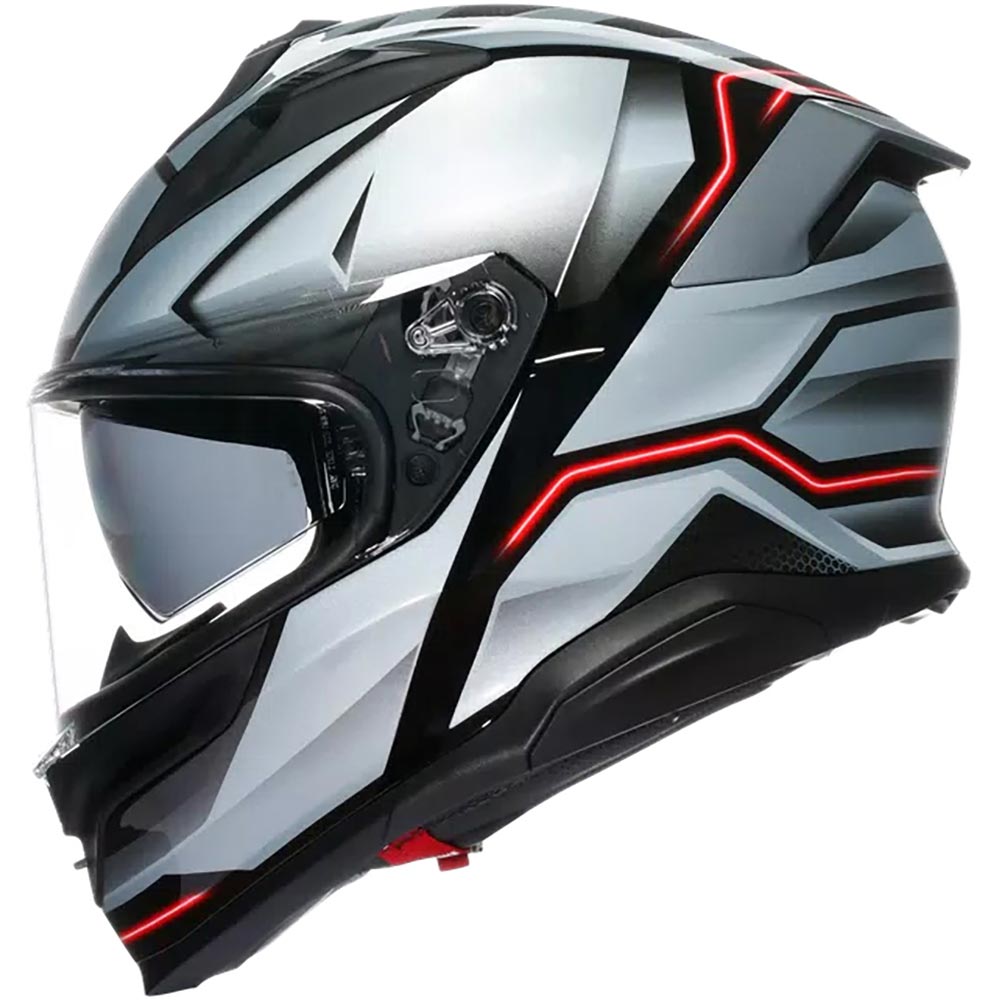 AGV - Casque K7 Jaeger Noir / Argent