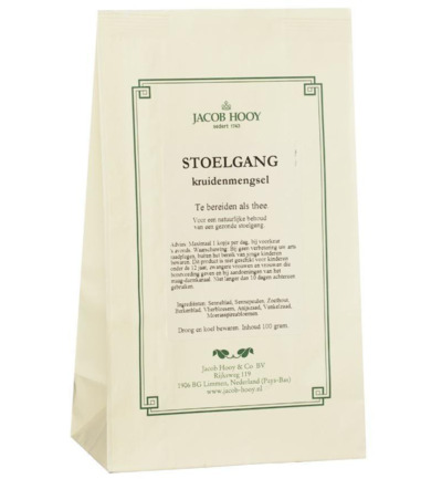 Jacob Hooy Natuurlijke Stoelgangkruiden Thee (100 gr)