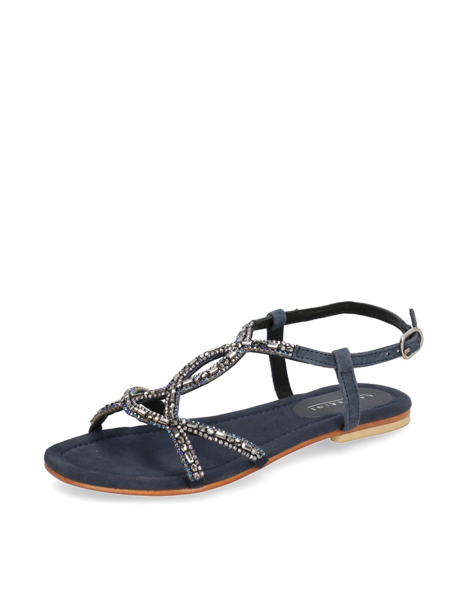 Veloursleder Sandale