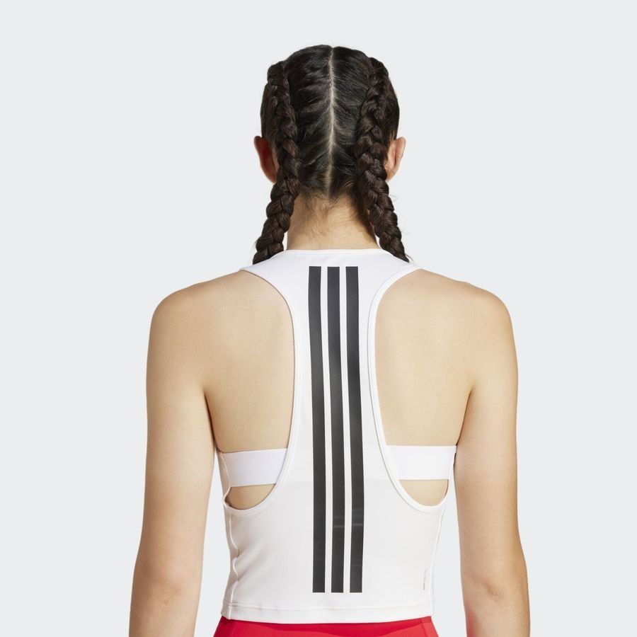 Adidas Débardeur brassière dos nageur 3 bandes Power