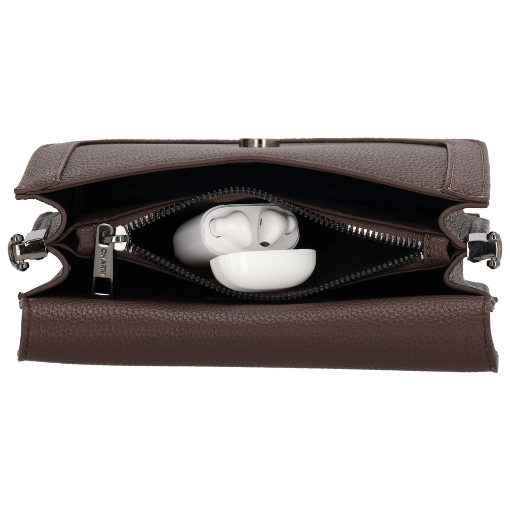 Charm London Monaco Handtas S Overslag Donkerbruin
