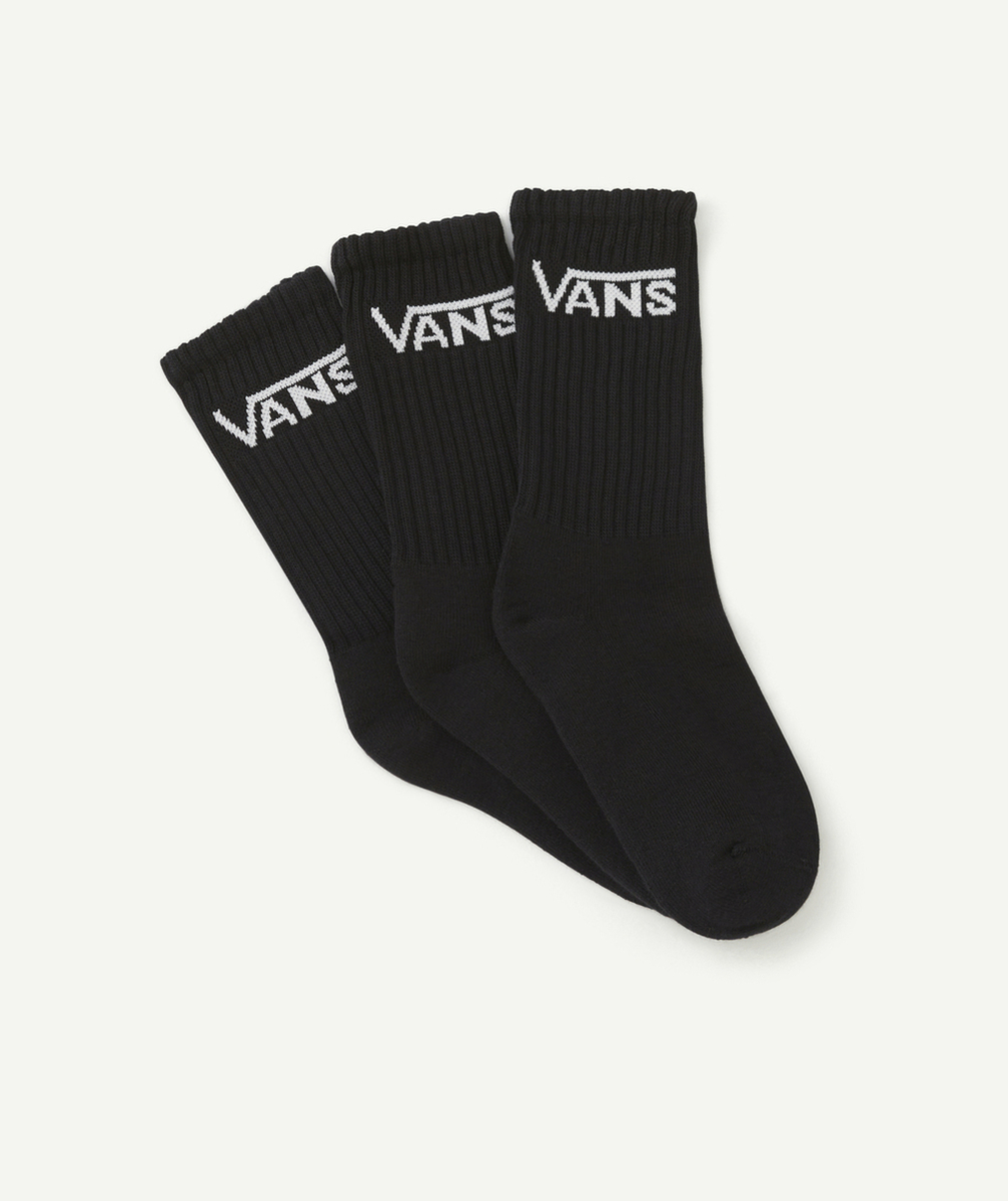 VANS3 CHAUSSETTES JUNIOR CLASSIC CREW NOIRES