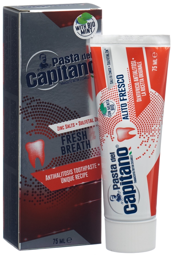 PASTA DEL CAPITANO antibakteriell Paste alito fresco Tb 75 ml