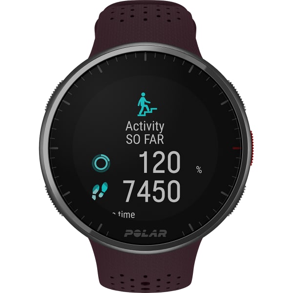 Montre cardio GPS POLAR PACER PRO MAROON