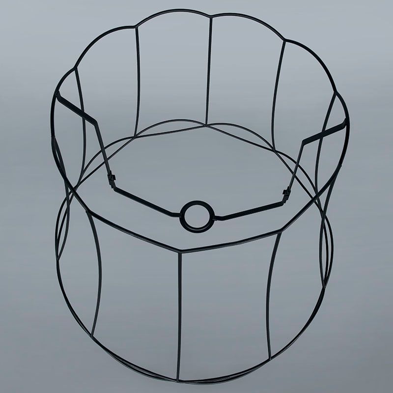 Metalen lampenkap zwart 50/40 - Granny Frame
