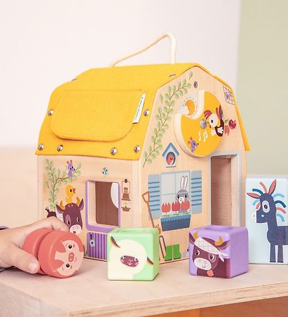 Lilliputiens Motorik Steckspiel - Sound And Shapes Discovery Hou