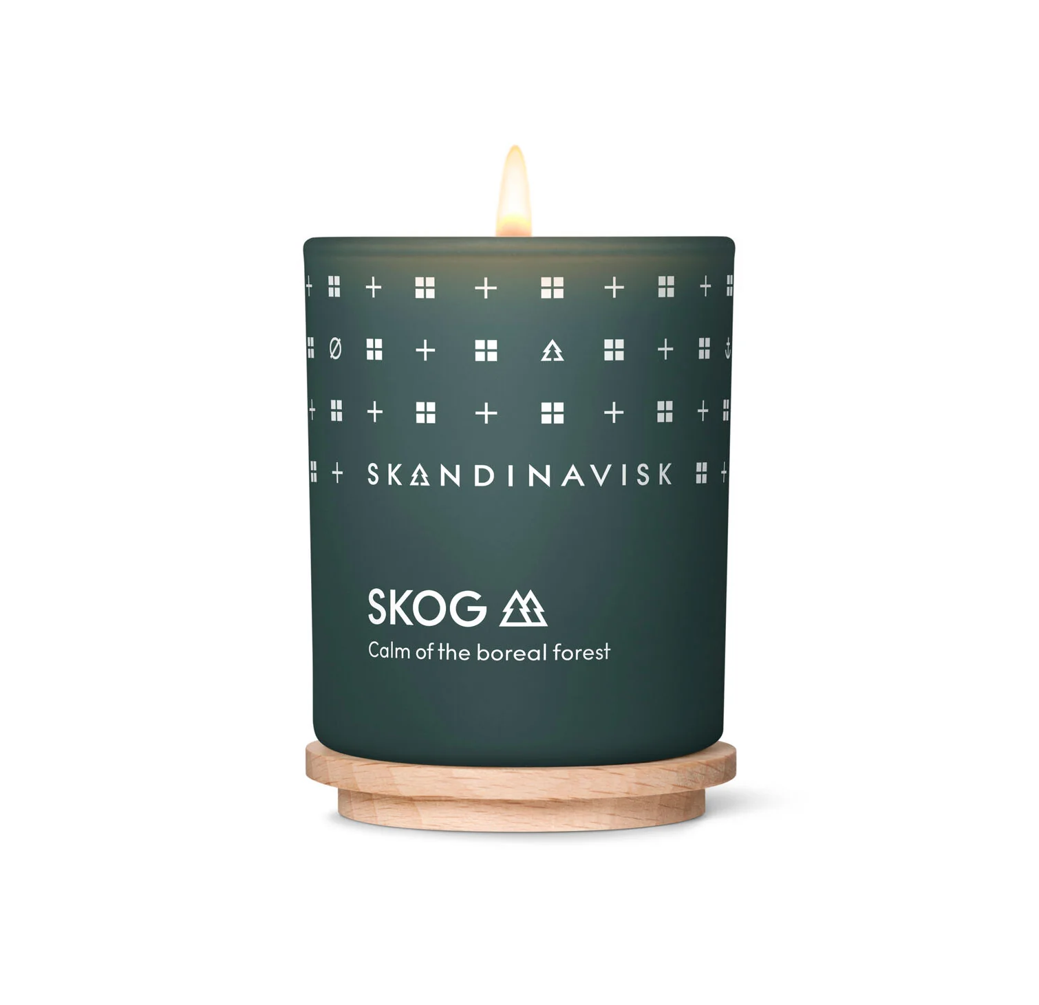 Skandinavisk  Skog duftlys, 65g. - Forest green