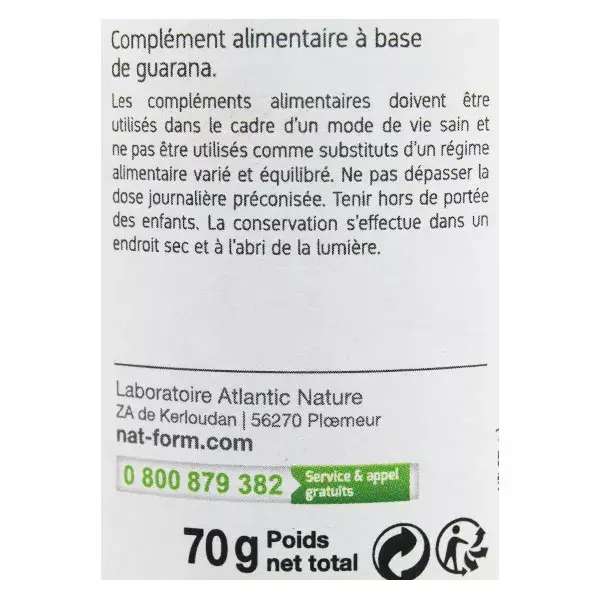 Nat & Form Original Guaraná 200 cápsulas