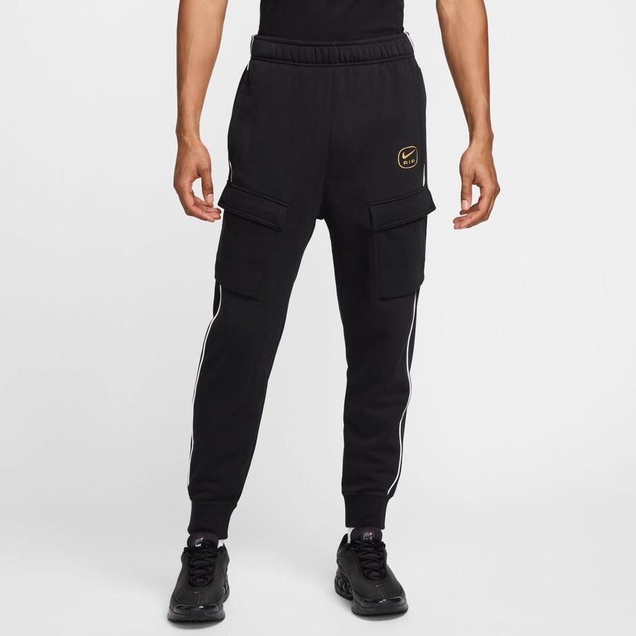 Nike Pantalon Cargo NSW Air Fleece - Noir/Doré