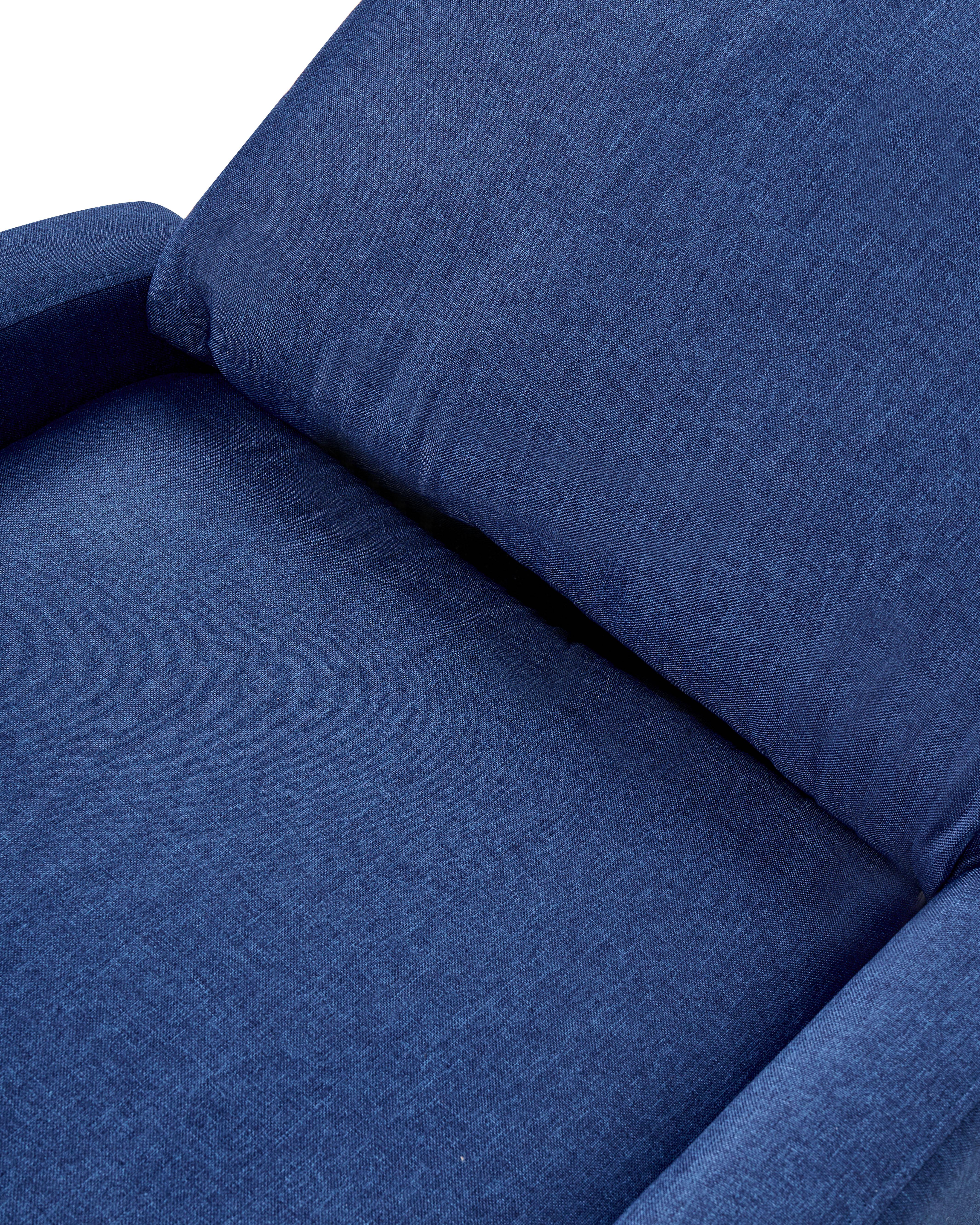 Relaxfauteuil EMINENCE Kunstlinnen Marineblauw