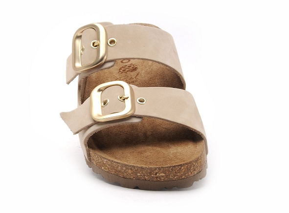 Yokono mules et sabots plats femme jerba 136 nub beige