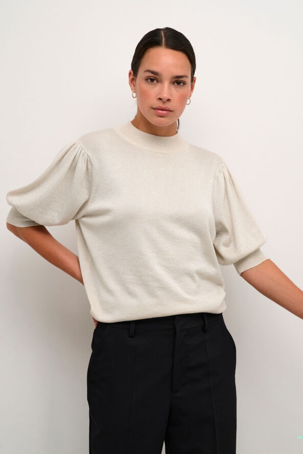 Kaffe KAregina Turtleneck Pullover Sand dollar