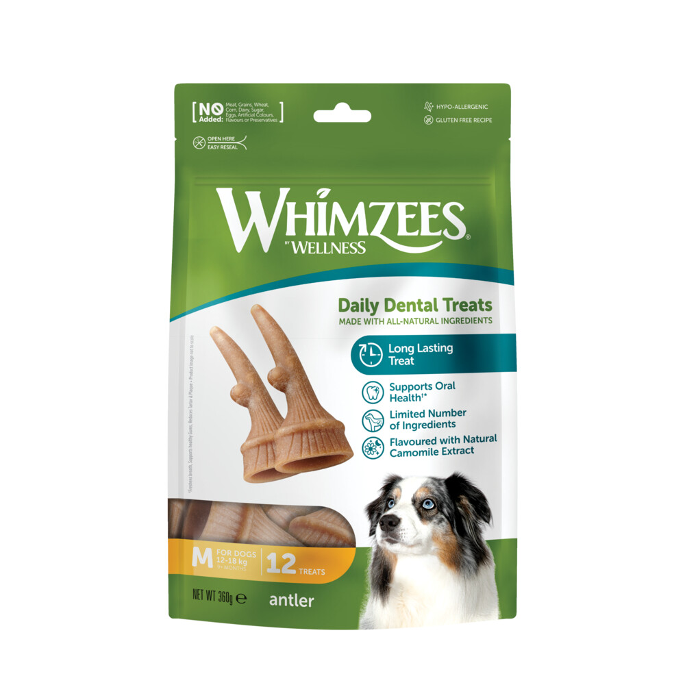 Whimzees Voordeelverpakking Occupy Antler M12 stuks