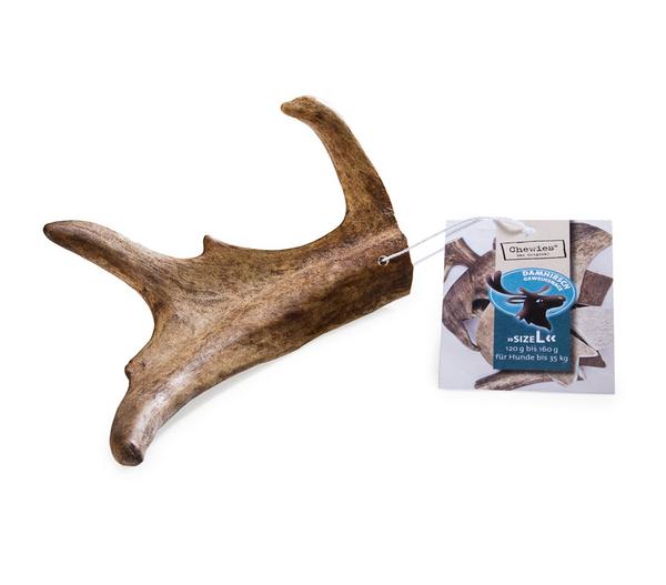 Chewies Hundesnack Geweihsnack Damhirsch