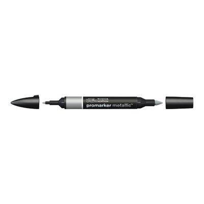 ProMarker - Marqueur double pointe - argent métallique