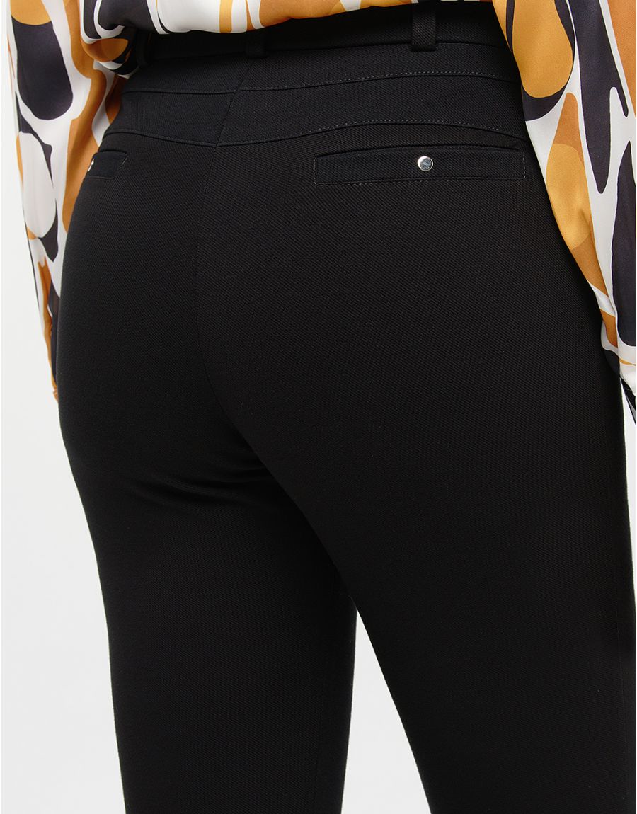 Pantalon chic slim noir