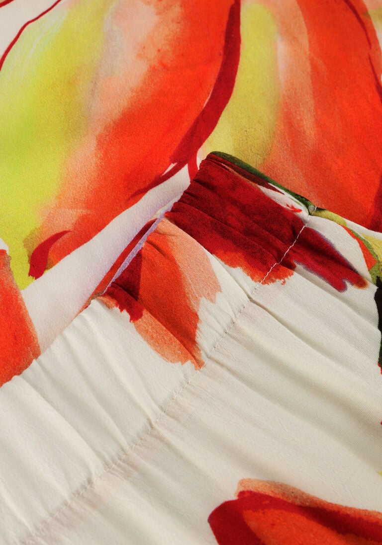 JANSEN AMSTERDAM oranje jansen amsterdam midirok wbf658 woven print long skirt