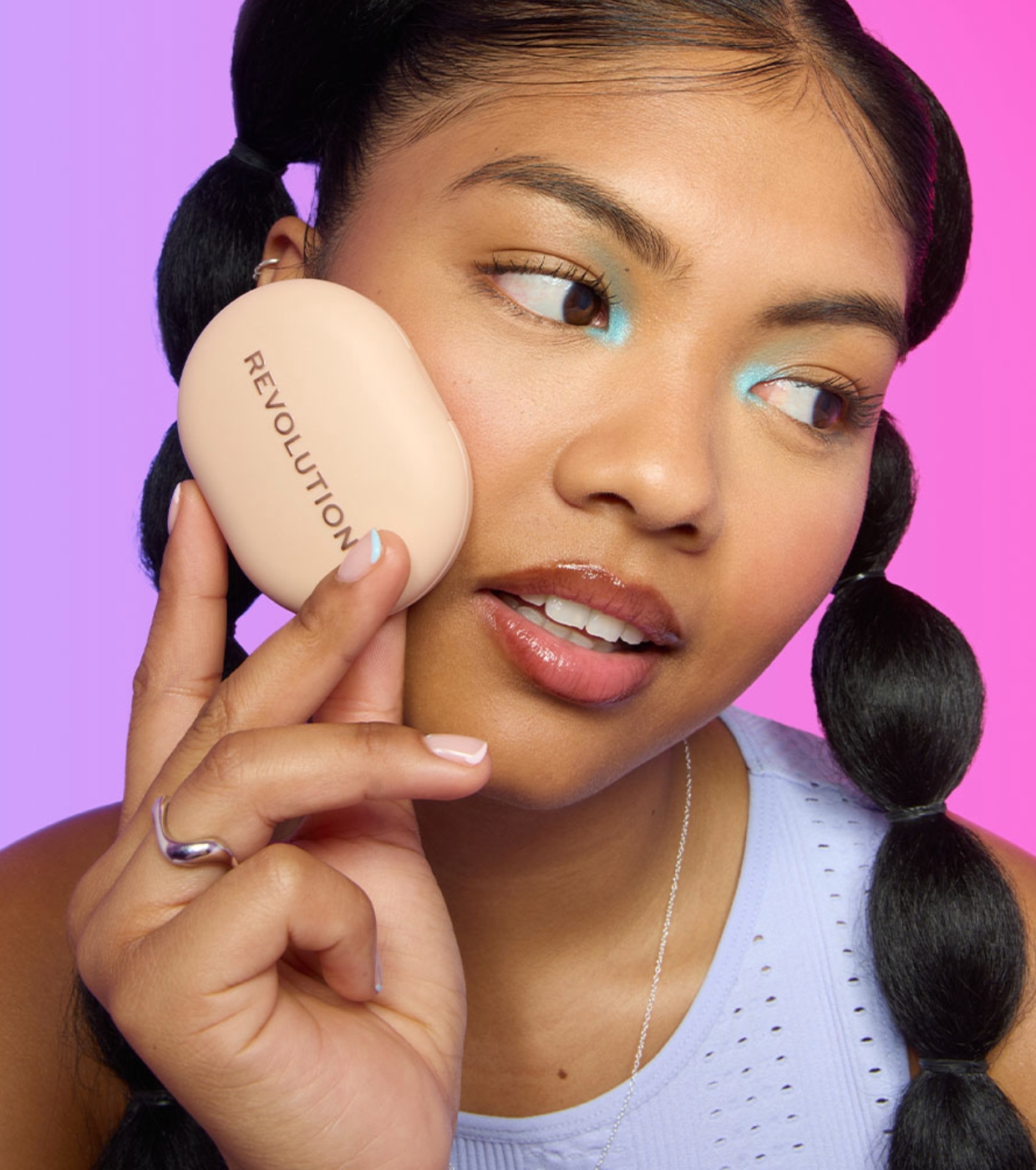 Makeup Revolution - Pó Compacto Powder Pops Instant Blur - Peach