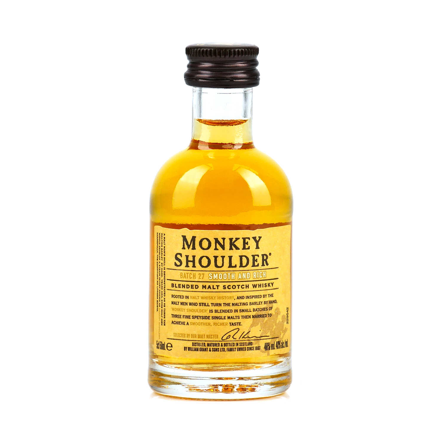Monkey Shoulder - Mignonnette de whisky 5cl